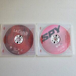 DVD Lot of 2 Redbox The Lazarus Effect & Spy Action Comedy Horror Movies EUC